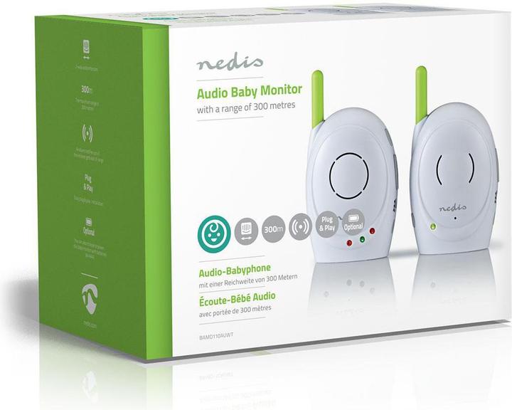 Productafbeelding Nedis Audio babyfoon (Video & Audio, 300 m)