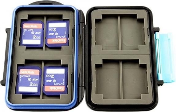 Produktbild JJC Aufbewahrungs-Box für 4x CF und 8x SD/SDHC/SDXD Speicherkarten (Speicherkartenhülle)