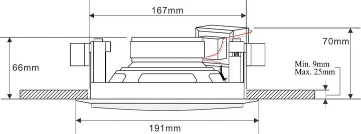 Image du produit Renkforce Haut-parleur Public Adress encastré au plafond de 130 mm (1 pièce)