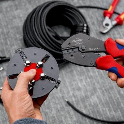 Produktbild Knipex MultiCrimp für PV, MC4/MC4 EVO2 (250 mm)