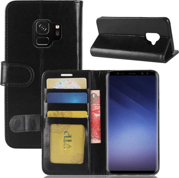 Actual product image MU Classic Crazy Horse Leather Cover (Samsung Galaxy S9+)