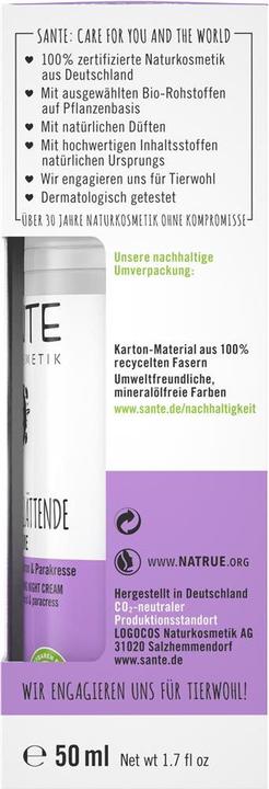 Actual product image Sante Night Cream Immediately Smoothing Hyaluron 50 ml (50 ml)