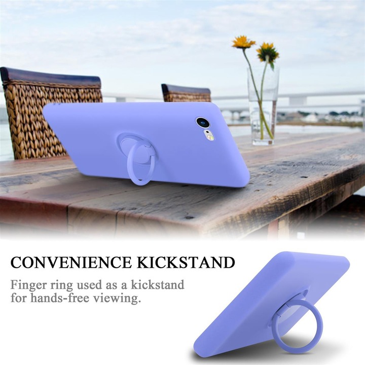 Actual product image Cadorabo TPU Liquid Ring Silicone Case Cover (Apple iPhone 7, Apple iPhone SE (2nd Gen))