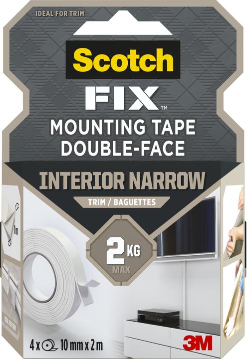 Immagine prodotto Scotch Nastro di montaggio -Fix, 10 mm x 2 m, bianco (10 mm)