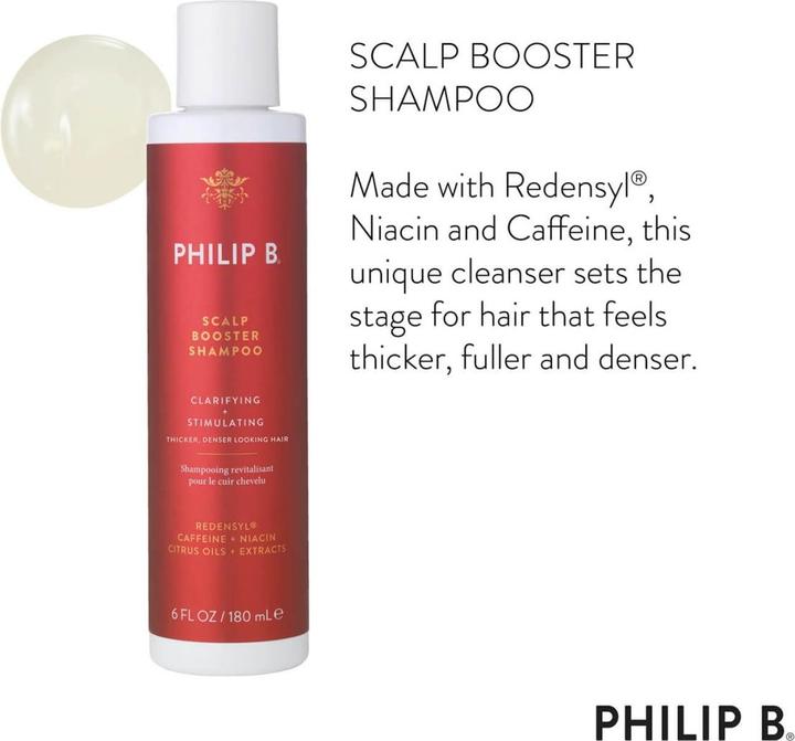 Produktbild Philip B. - Scalp Booster Shampoo (180 ml, Flüssiges Shampoo)