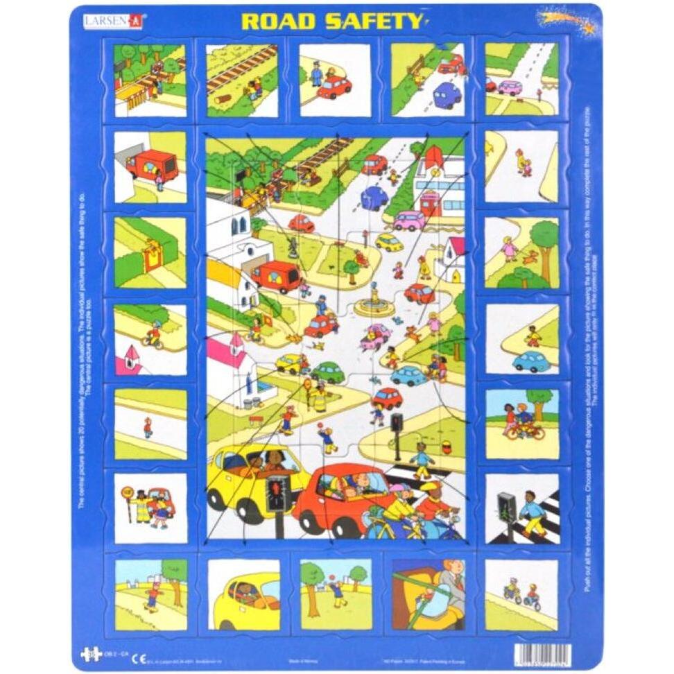 Larsen Puzzle Verkehrssicherheit 35 Teile