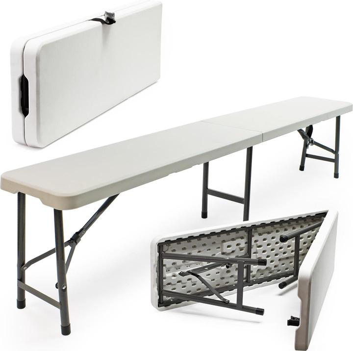 Wiltec Banc pliable Banc de camping Banc pliable Banc de jardin Banc de bière