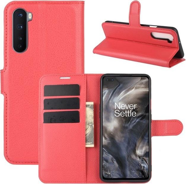 Produktbild MU Classic Litchi Leder Bookcover Series (OnePlus Nord)