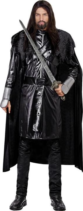 Widmann Dark knight of the Night's Watch with tunic with arm guards and cloak, belt (S, M, L, XL)