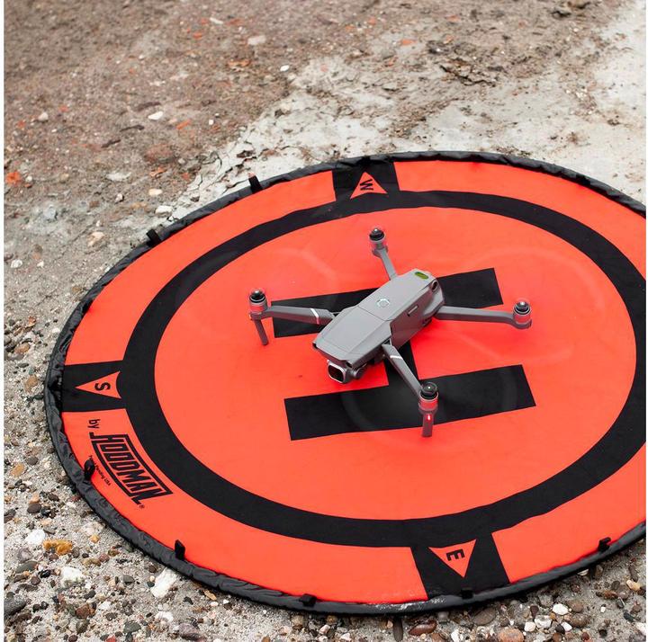 Produktbild Hoodman Landeplatz Ø 90 cm (Drohnen Landeplatz, DJI Phantom 4, DJI Mavic Pro, DJI Phantom 3, DJI Mavic Air 2, DJI Mavic 2, DJI Mavic 3 Cine, DJI Mavic Mini, DJI Mavic 3, DJI Mavic Air, DJI Mini 3, DJI Air 3, DJI Inspire 2, DJI Inspire 3, DJI Mini 2, DJI Mini 4 Pro, DJI Mavic 3 Pro, DJI Matrice 350 RTK)