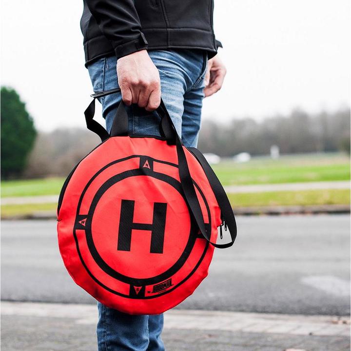 Produktbild Hoodman Landeplatz Ø 90 cm (Drohnen Landeplatz, DJI Phantom 4, DJI Mavic Pro, DJI Phantom 3, DJI Mavic Air 2, DJI Mavic 2, DJI Mavic 3 Cine, DJI Mavic Mini, DJI Mavic 3, DJI Mavic Air, DJI Mini 3, DJI Air 3, DJI Inspire 2, DJI Inspire 3, DJI Mini 2, DJI Mini 4 Pro, DJI Mavic 3 Pro, DJI Matrice 350 RTK)