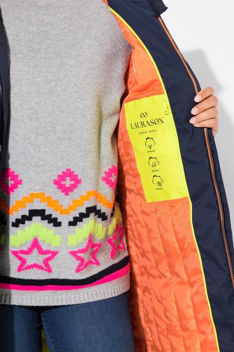 Image du produit Laurasøn Manteau technique à capuche, fermeture éclair à double sens, double poche (L)