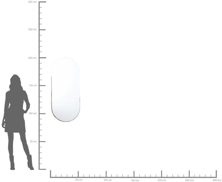 Image du produit Kare Design Miroir Hipster ovale 114x50cm (50 x 114 cm)