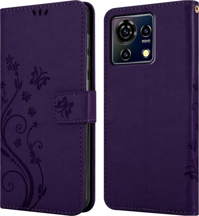 Produktbild Cadorabo Hülle für ZTE Blade V50 Vita mit Blumen Muster