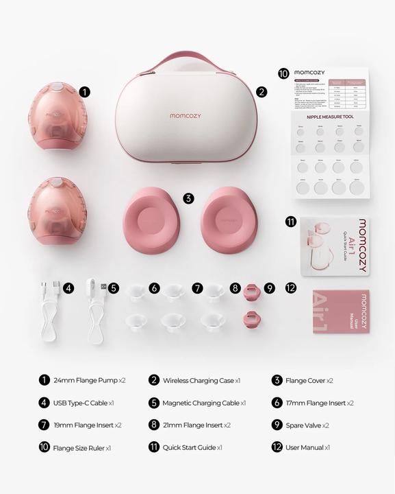 Actual product image Momcozy Ultralight breast pump Air 1
