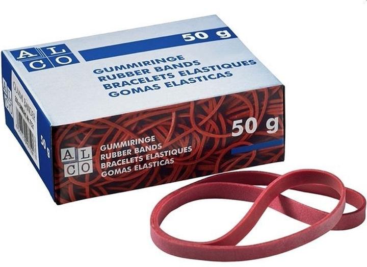 Alco Rubber bands, red 200x17mm 50g (50 pcs.)