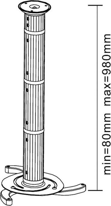 Actual product image Neomounts Beamer C-200 ceiling mount (Ceiling)
