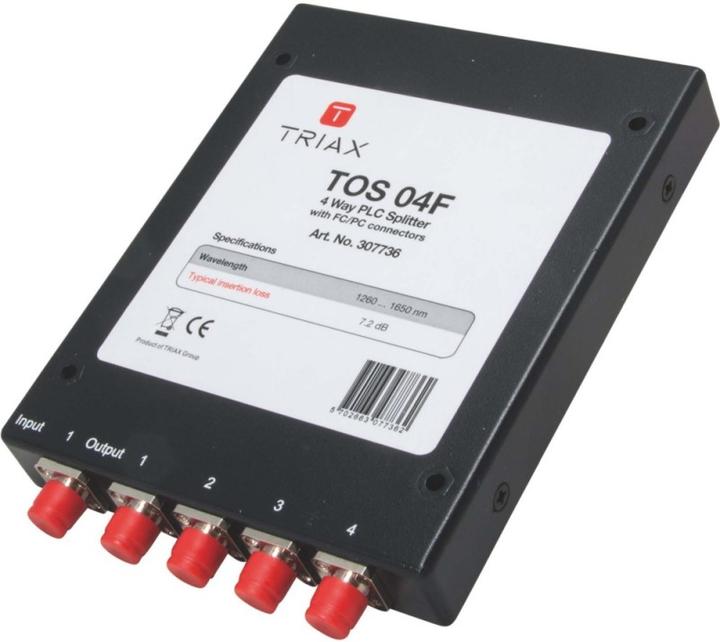 Produktbild Triax Optischer Verteiler 4f. 1260/1650nm, FC/PC TOS 04 F (Diverse)