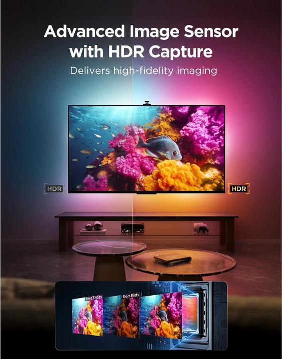 Produktbild Govee TV Cam Backlight 3 Pro (RGBW, 500 cm, Indoor)