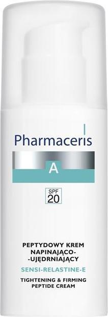 Immagine prodotto Pharmaceris A, Sensi-Relastin-E, crema peptidica, tensore e rassodante, SPF 20, 50 ml (50 ml, Crema da giorno, SPF 20)
