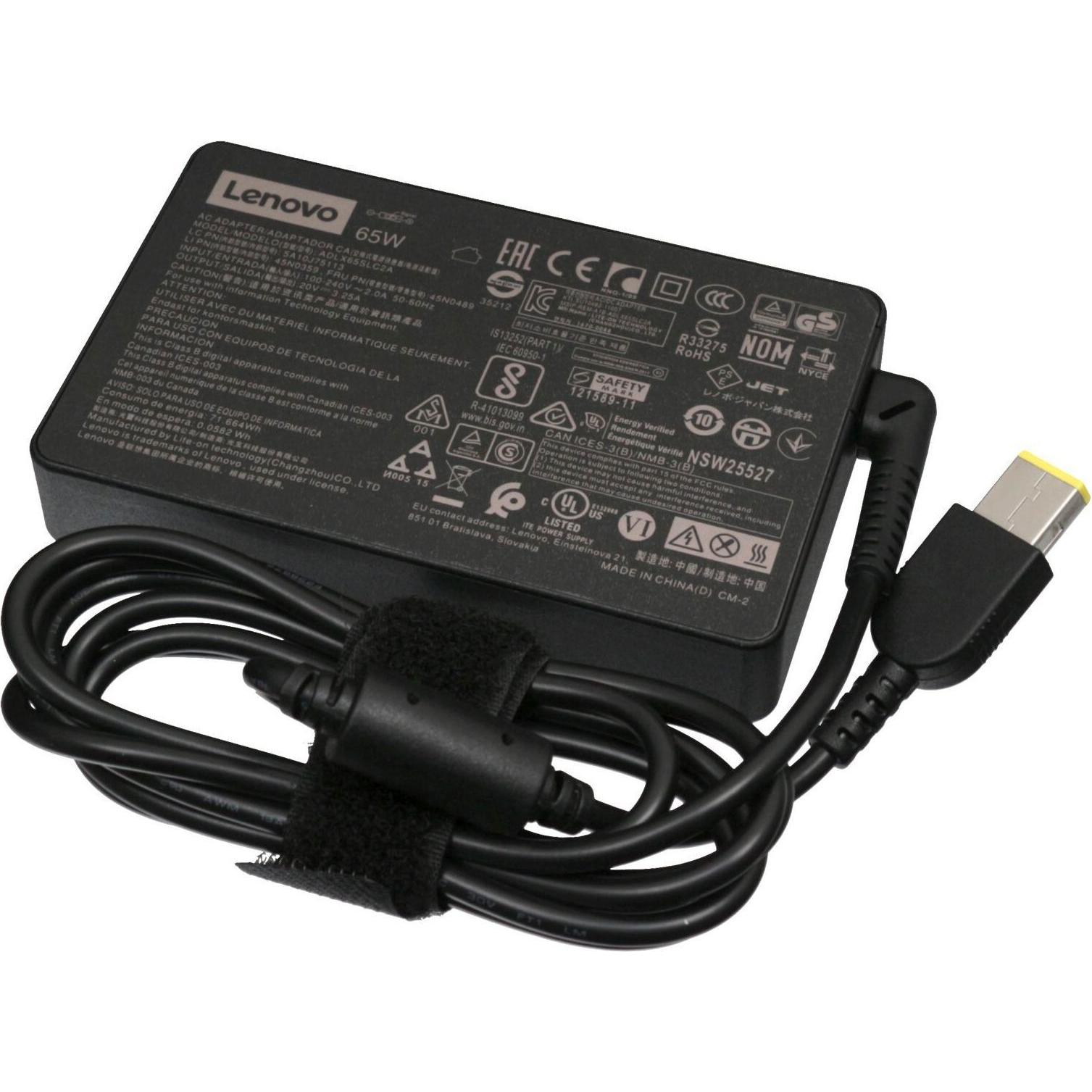 Lenovo 45N0489 (65 W), Notebook Netzteil, Schwarz
