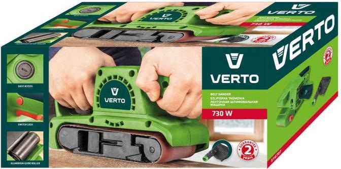 Immagine prodotto Verto 707 Levigatrice a nastro portatile (Smerigliatrice, 730 W)
