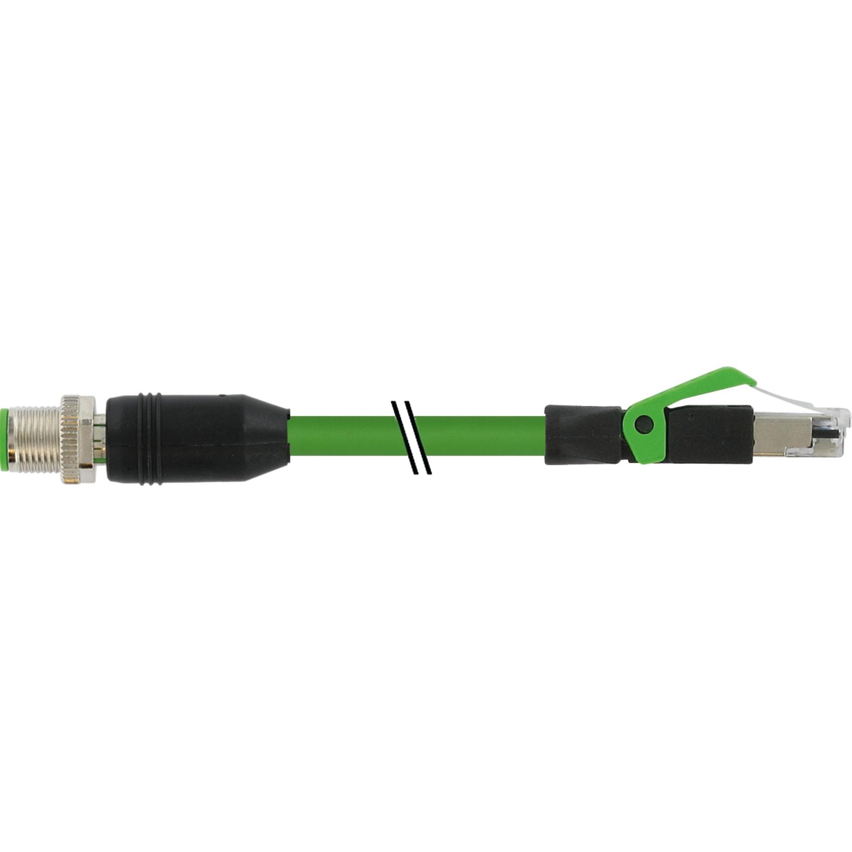 Murr Elektronik Verbindungsleitung, Elektronikkabel + Stecker, Grün