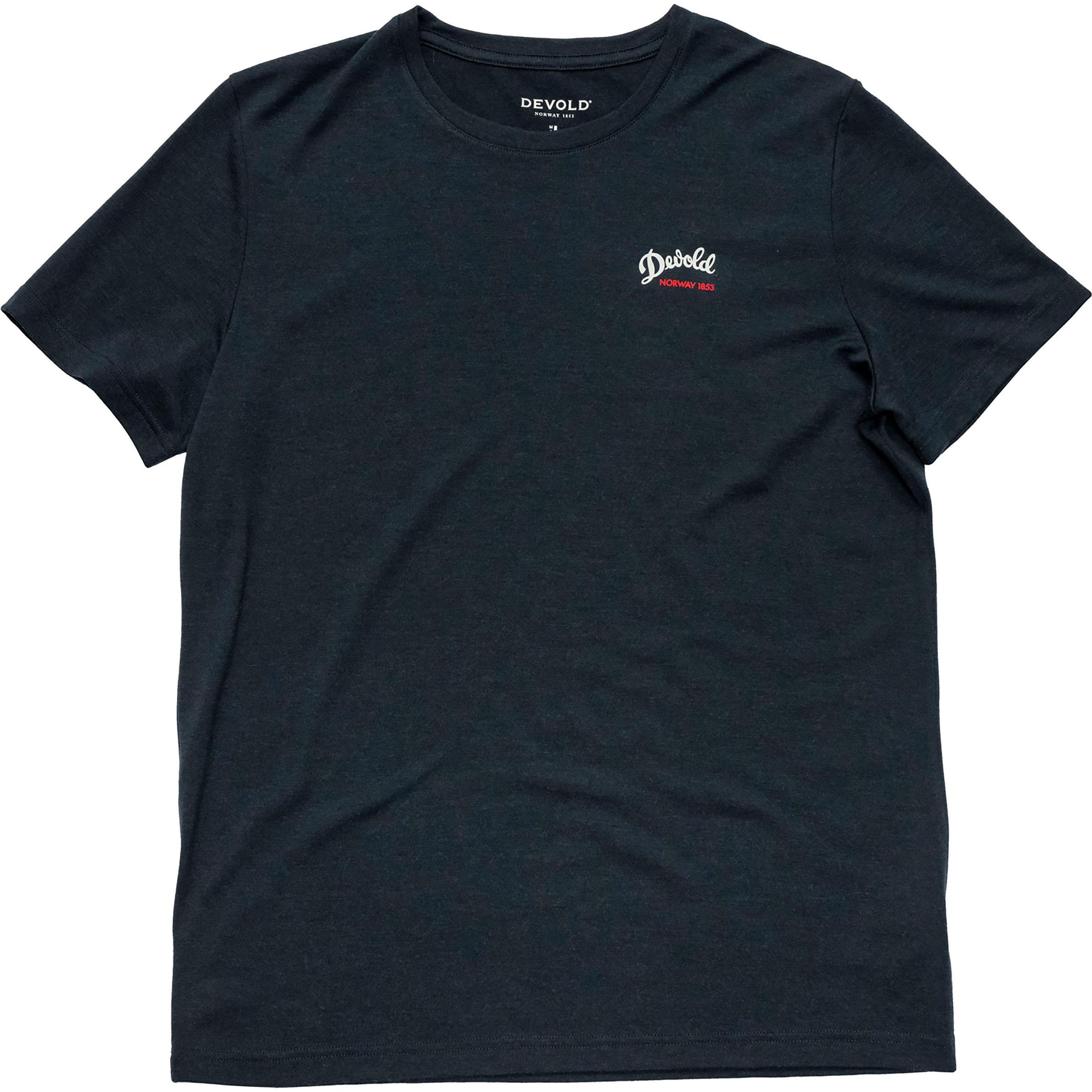 Devold, Herren, Shirt, Classic Script Tee, Blau, (S)