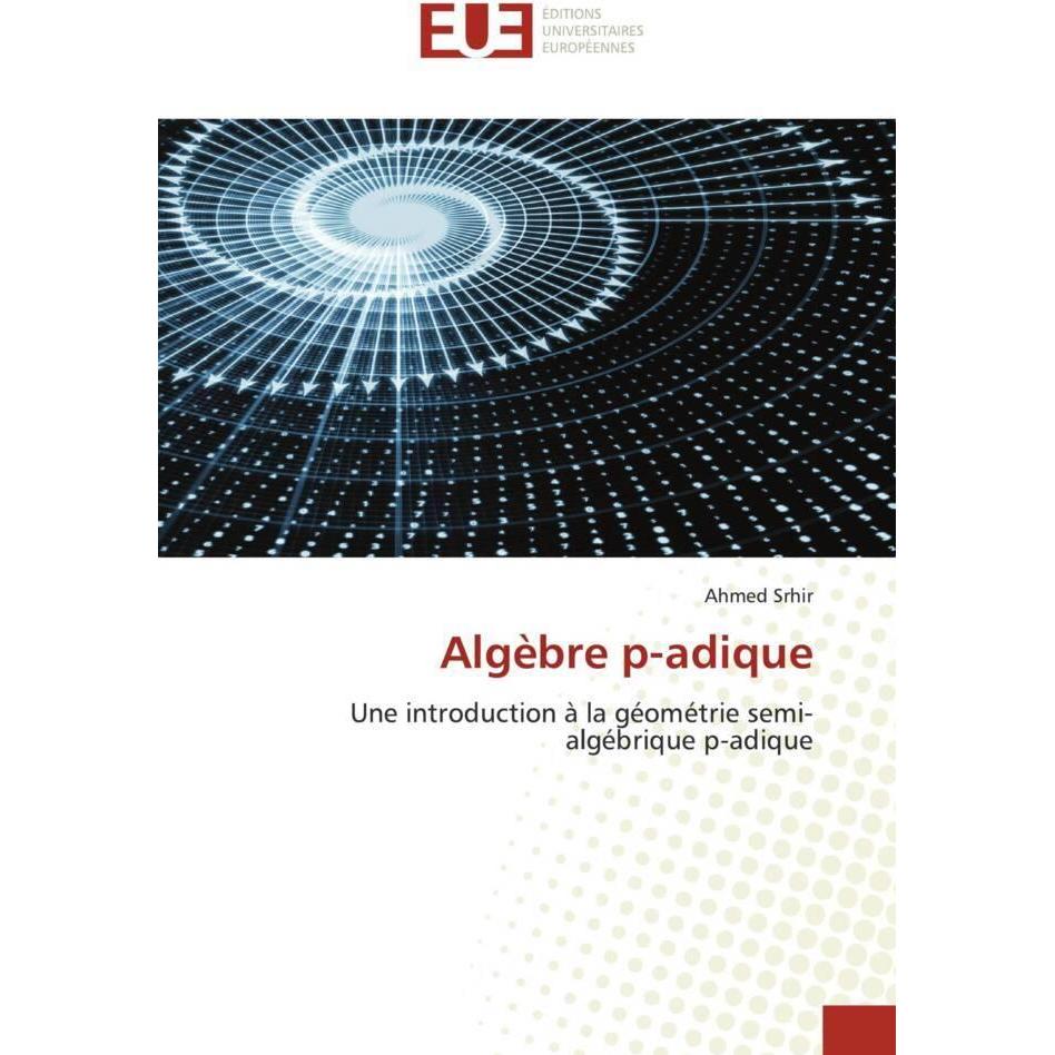Algèbre p-adique, Schulbücher von Ahmed Srhir