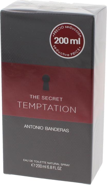 Actual product image Antonio Banderas The Secret Temptation by Eau de Toilette Spray 200 ml (Eau de toilette, 200 ml)