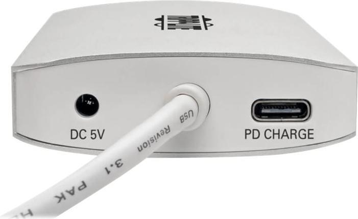 Actual product image Eaton USB-C Dock 4K HDMI USB 3.2 Gen 1 USB-A/C Hub GbE Memory Card 60W PD Charging (USB-C, 4 ports)