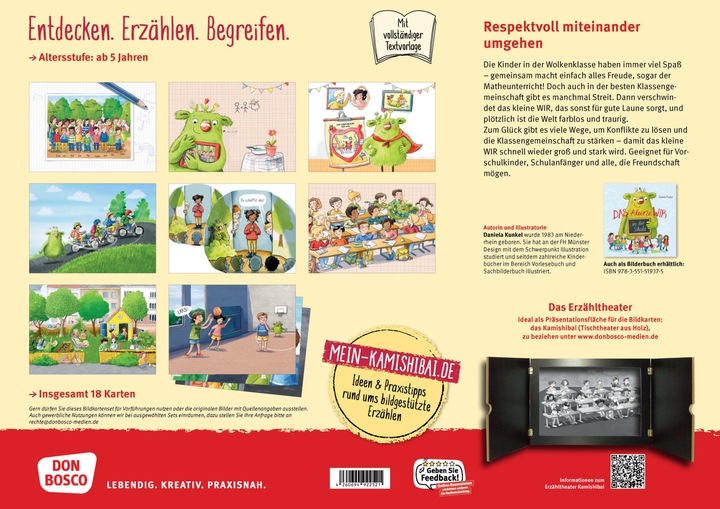 Image du produit Das kleine WIR in der Schule. Kamishibai Bildkartenset (Allemand, Daniela Kunkel, 2024)