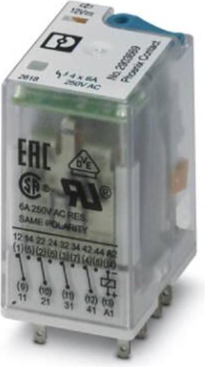 Produktbild Phoenix Contact REL-IR4 Plug In Power Relay 12DC/4X21AU