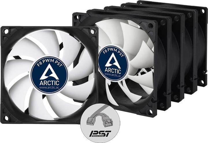 Image du produit Arctic F8 PWM PST - 5 Pack (80 mm, 5 x)