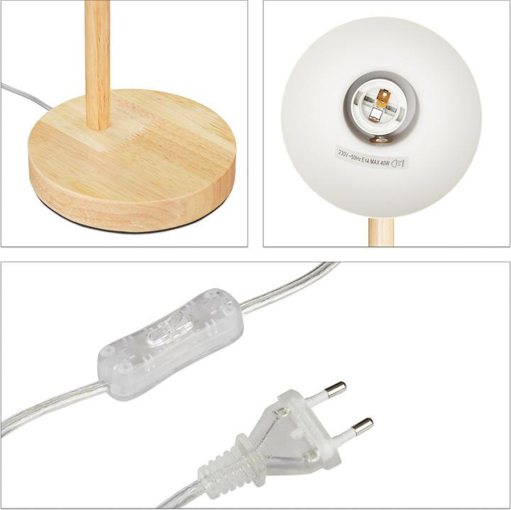 Actual product image Relaxdays Schreibtischlampe (E27)