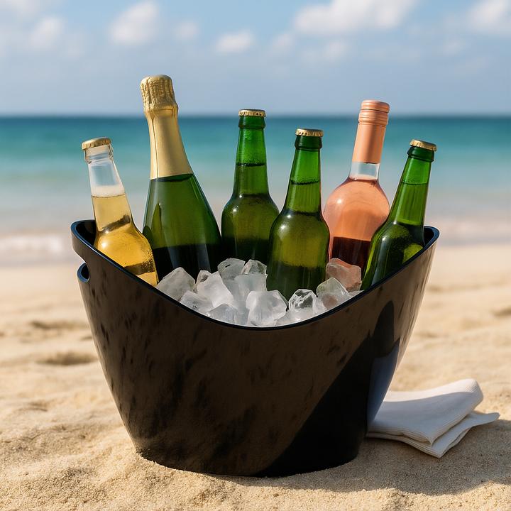 Actual product image Relaxdays Eiseimer 8l schwarz