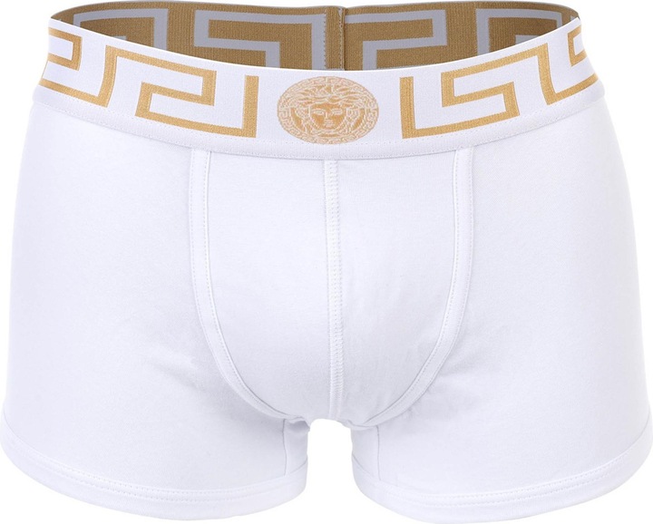 Immagine prodotto Versace Bi-Pack Trunk Jersey Topeka Bi-Stretch Cotton Organic New Logo (XL, Confezione da 2)