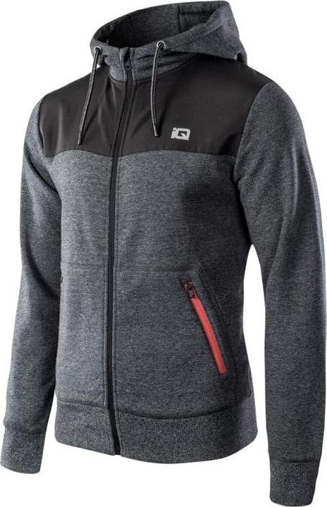 Immagine prodotto IQ Męska bluza SARIN 11540-BLK ME/BLK/S O black melange/black/spicy orange rozmiar S (S)