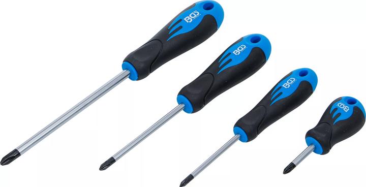 Productafbeelding BGS Schroevendraaierset JIS Standaard, 4 stuks (Phillipps kruissleuf (PH))