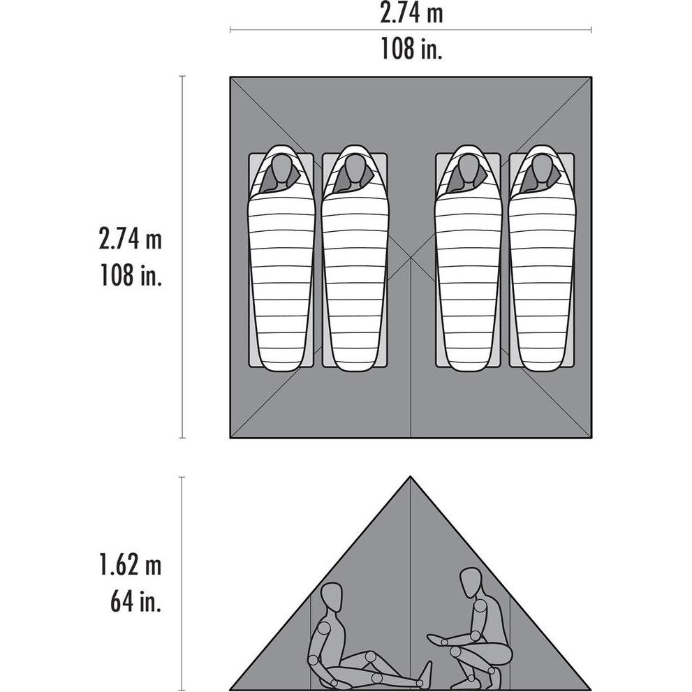 Thumbnail - Msr, Zelt, (Tarp, 0.74 kg, 1 Person)