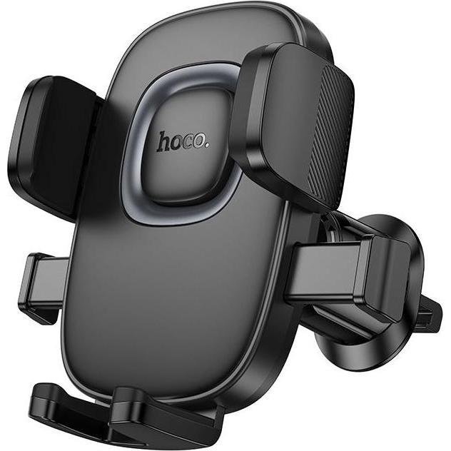 Hoco Car Holder H75, Universal, Black, Smartphonehouder, Zwart