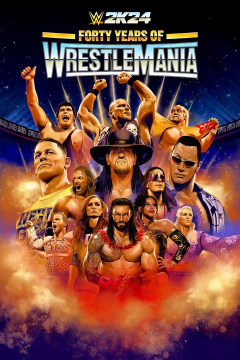 Actual product image Microsoft Xbox WWE 2K24 40 Years of Wrestlemania Edition Download Code (Xbox Series X, Xbox Series S, Xbox One X, Xbox One S)