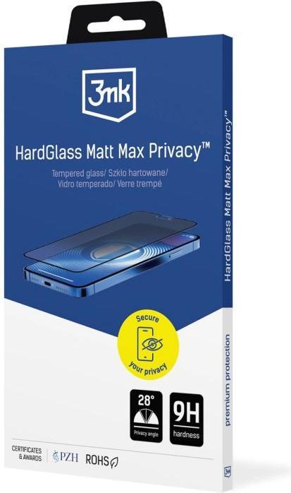 Actual product image 3MK HardGlass Matt Max Privacy iPhone 13 Mini (Apple iPhone 13 mini)