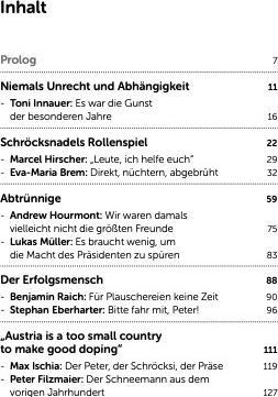 Nutritional values and ingredients Peter Schröcksnadel (Florian Madl, 2021)