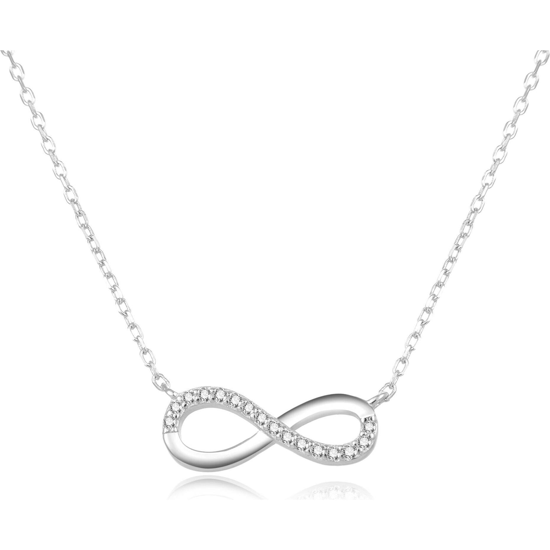 Beneto, Collana, Collana in argento con infinito AGS507 / 47L