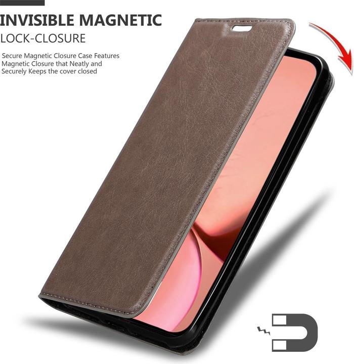 Produktbild Cadorabo Book Invis. Magnet Hülle (Apple iPhone 13)