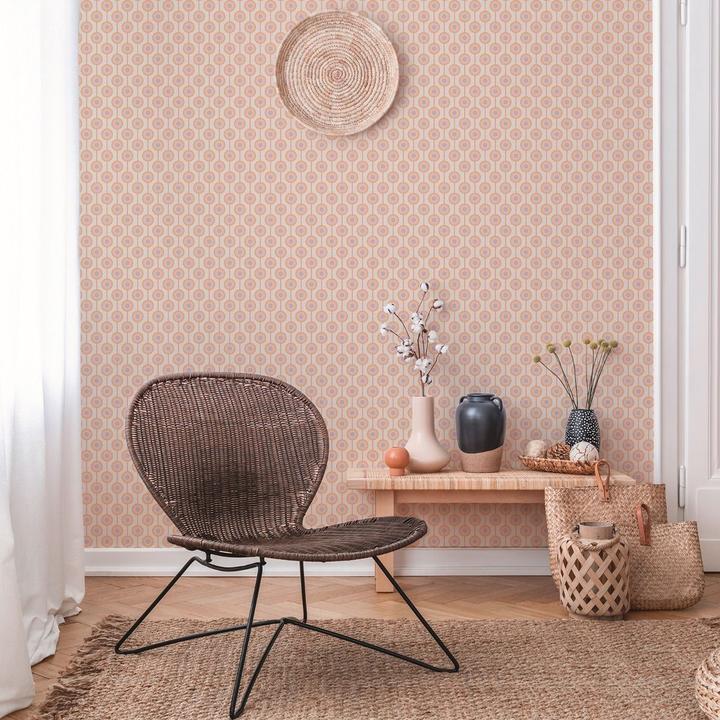 Actual product image AS Creation Circle Textured Wallpaper