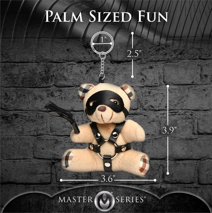 Image du produit Master Series Geknebelter Teddybär Schlüsselanhänger