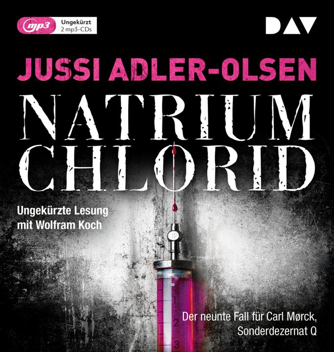SODIUM CHLORIDE. The ninth case for Carl Mørck, Special Department Q (Jussi Eagle-Olsen, Tungsten Cook, Hannes Thiess, German)