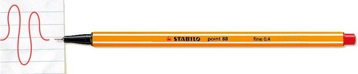 Immagine prodotto STABILO punto 88 Fineliner (Rosso, 1 x)